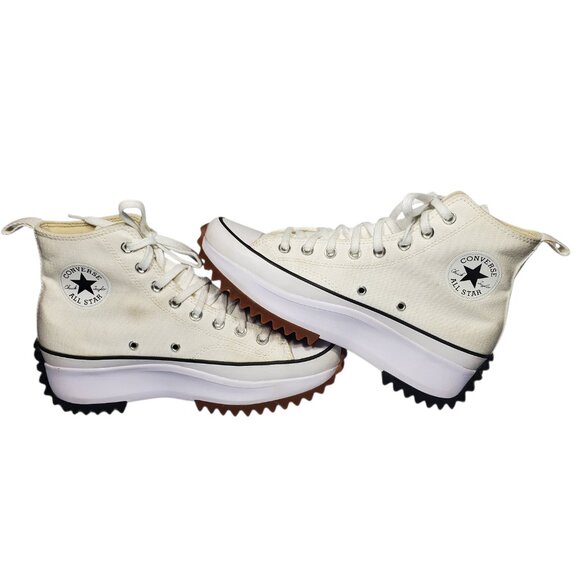 Converse Run Star Hike Platform Canvas Shoes Hi-Tops Mens 8.5/Womens 10 - Picture 5 of 9